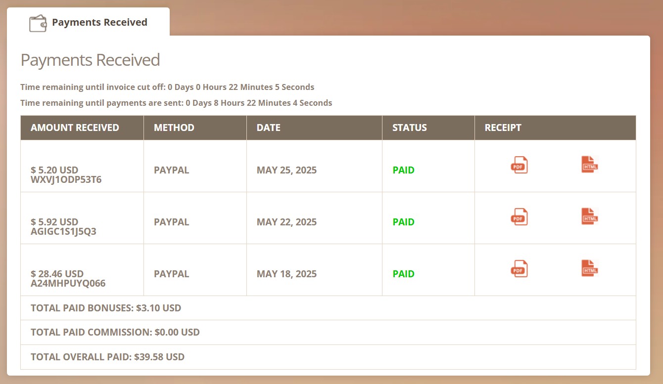 TimeBucks payout proof via Payeer